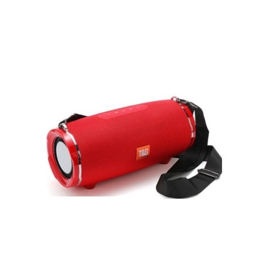 SPEAKER PORTABLE WIRELESS TG-187 AUX/USB/MEMORY CARD RED